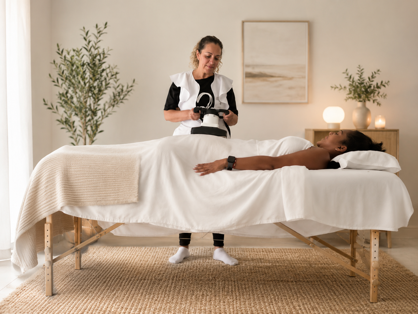 Mobile massage session